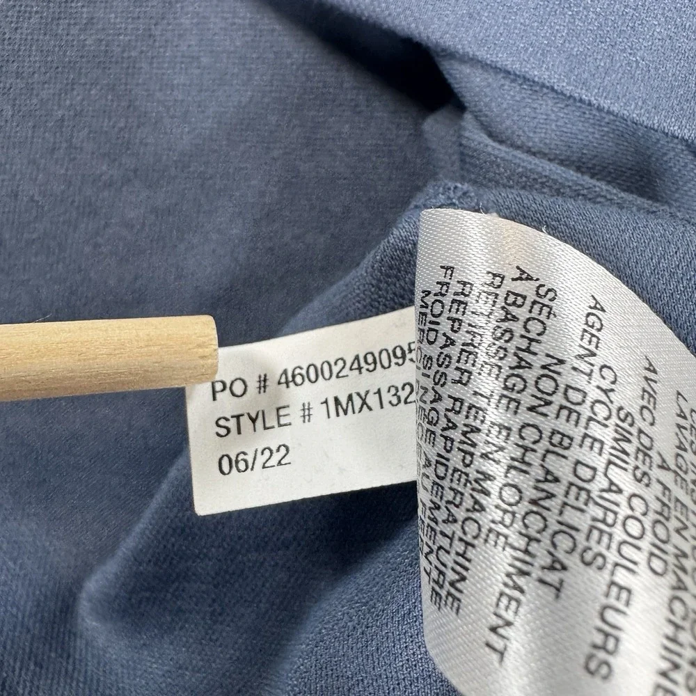 Travis Mathew Short Sleeved Blue‎ Striped Cotton/Poly Polo Golf Shirt Men's XL - Picture 7 of 8